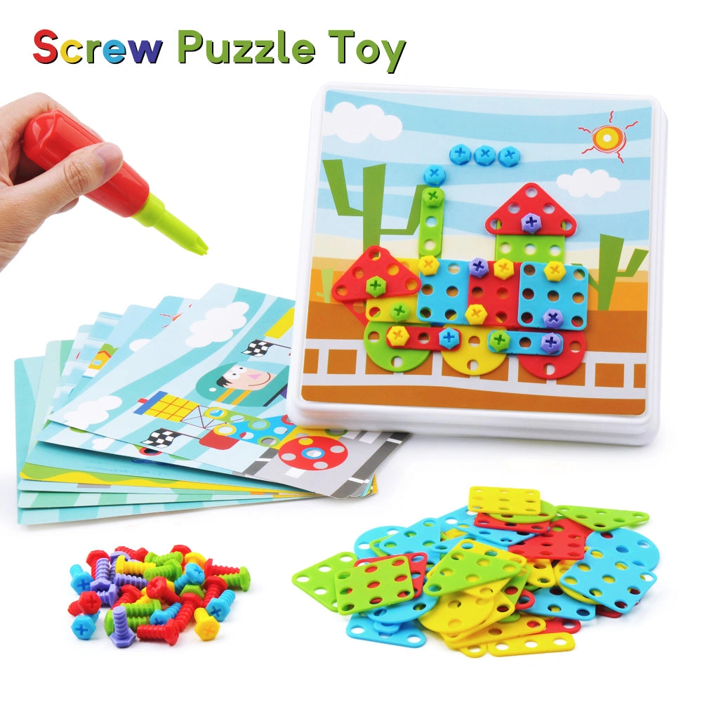 Colorful GizmoVine Puzzles: Spark Your Toddler's Brain & Fine Motor Skills!